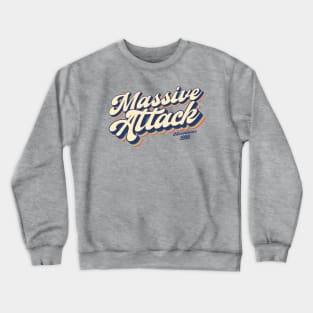 Massive Attack - Mezzanine / Retro Layered 90's Crewneck Sweatshirt